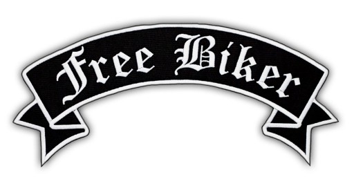 Нашивка створки Free Biker-для мотоциклиста вышивка