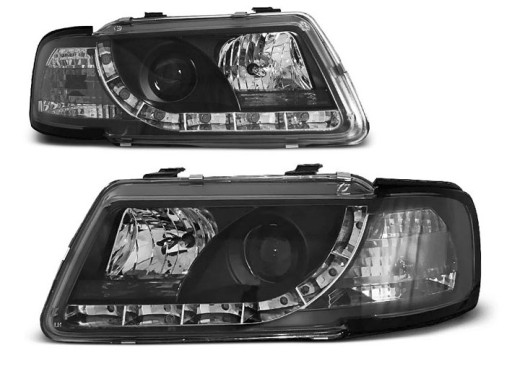 Lampy Przod Audi A3 8l 96 Led Drl Jazdy Dziennej Pajeczno Allegro Pl