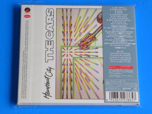 THE CARS Heartbeat City `84 SHM-CD JAPAN 7 bonusów