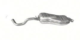 01.105 - Глушитель торцевой Seat Leon 1,8 и-20в 99-04Р.