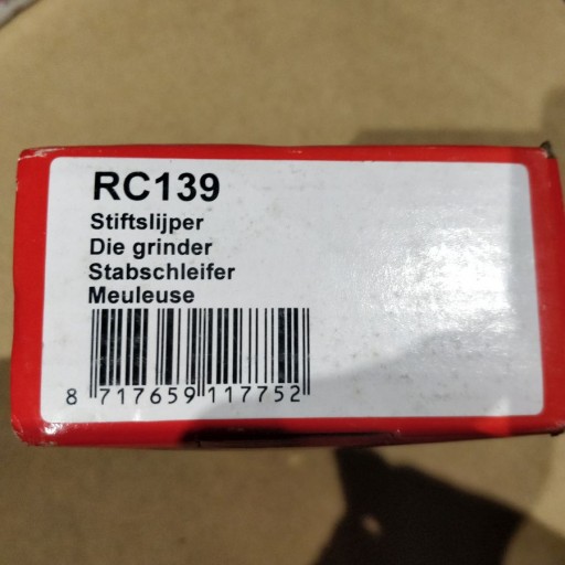 Пневматична шліфувальна машина RODAC RC139