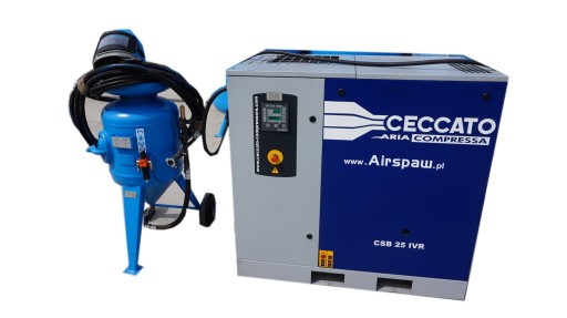 ВИНТОВОЙ КОМПРЕССОР CECCATO + ПЕСКОЭКСТРАКТОР ОБЪЕМОМ 60 Л + БАК