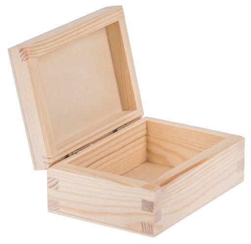 Drevená krabička 8,5x12 skrinka DECOUPAGE EKO