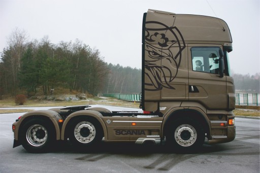 НАКЛЕЙКИ НАКЛЕЙКА SCANIA R TOPLINE HIGHLINE ШАБЛОН 9
