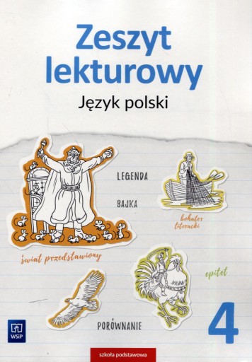 Wsip Język Polski Klasa 6 ZESZYT LEKTUROWY JĘZYK POLSKI 4 WSiP ĆWICZENIA (12678245042