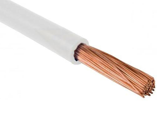 Jednožilový kábel 1,0mm2 (biely)