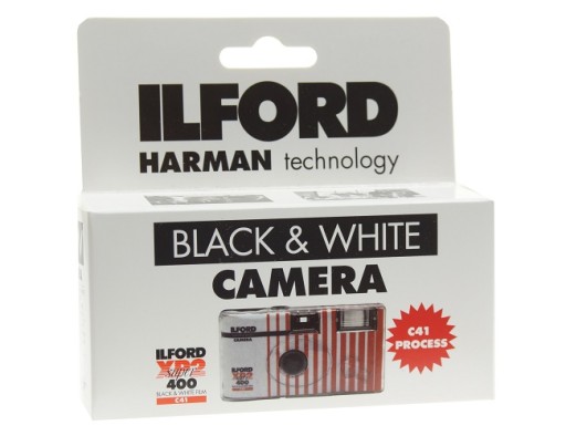Jednorazová kamera Ilford XP2 27 ks. Fotografie