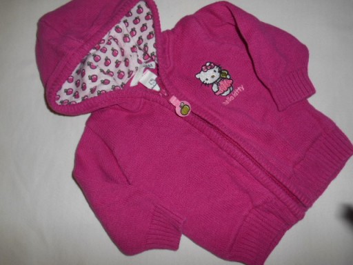 Zdjęcie oferty: H&M HELLO KITTY CUDO SWETEREK KAPTUR 68