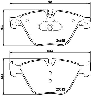 DISCS PADS BREMBO FRONT BMW 6 F06 F12 F13 348MM photo 3 - milautoparts-fr.ukrlive.com