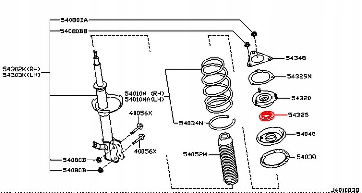 BEARING SHOCK ABSORBER NISSAN ALMERA MICRA SUNNY CUBE photo 3 - milautoparts-fr.ukrlive.com