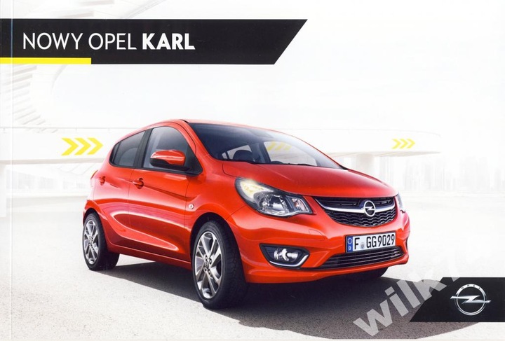 OPEL KARL PROSPEKT 2015 POLONAIS 40 STR. photo 1 - milautoparts-fr.ukrlive.com