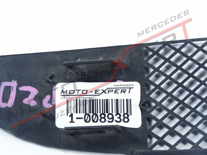 MERCEDES W208 DEFLECTOR BUMPER CENTRAL 2088850623 photo 4 - milautoparts-fr.ukrlive.com