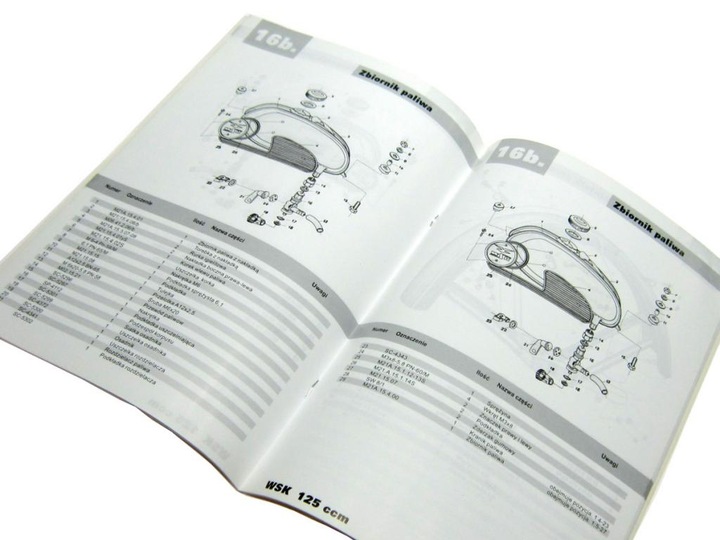 KATALOG SPARE PARTS SCHEMAT MANUAL WSK 125 M06 B3 photo 2 - milautoparts-fr.ukrlive.com