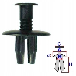 RIVET DE COLLECTEUR EXTENSEUR FORD ESCORT FIESTA A15266 photo 1 - milautoparts-fr.ukrlive.com