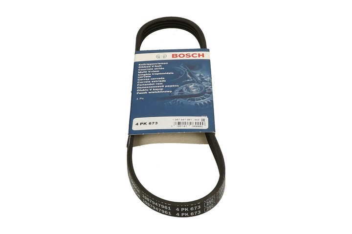 BOSCH BELT MULTI-RIBBED 4PK673 photo 6 - milautoparts-fr.ukrlive.com