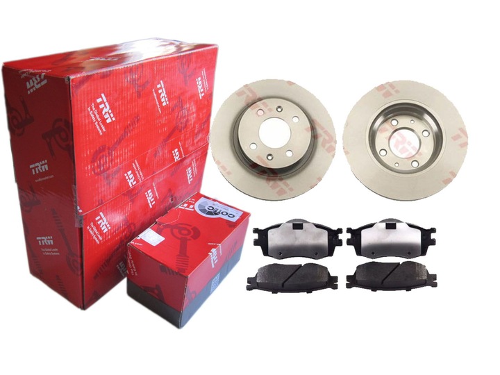 DISCS + PADS TRW FRONT HYUNDAI I20 +ABS/ES photo 1 - milautoparts-fr.ukrlive.com