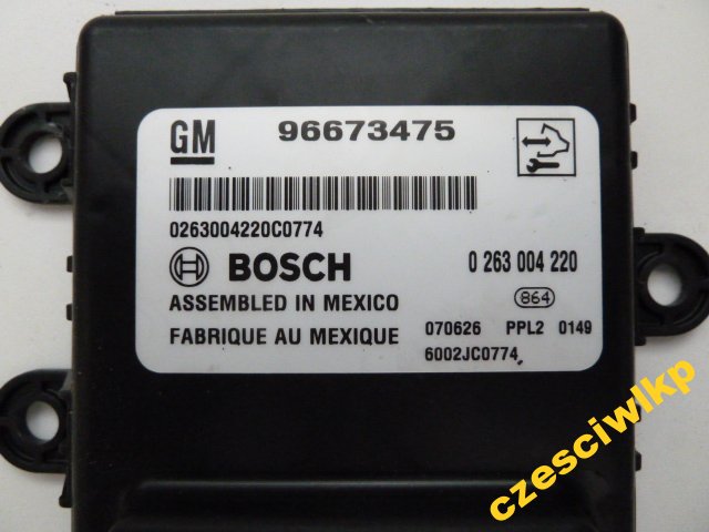 MODULE BLOC DE CONTRÔLE RADAR DE RECUL DE RADAR DE RECUL OPEL ANTARA photo 2 - milautoparts-fr.ukrlive.com