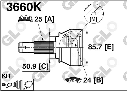 COUDE INTÉRIEUR FIAT FIORINO IDEA LINEA QUBO 1.3 JTD D photo 2 - milautoparts-fr.ukrlive.com