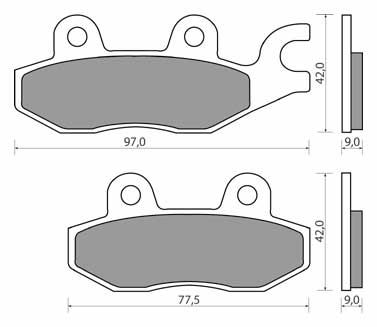 PADS SUZUKI AN 125 250 400 DEALIM SQ 125 CCM AJS photo 1 - milautoparts-fr.ukrlive.com