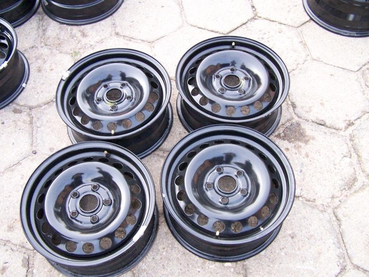 4× DISC STEEL VOLKSWAGEN WITH 1K0601025 6.0