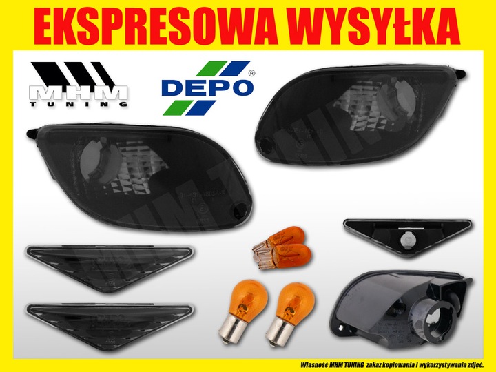 DIRECTION INDICATOR BLINKER CLEAR DEPO KPFO02 + KBFO04 photo 2 - milautoparts-fr.ukrlive.com