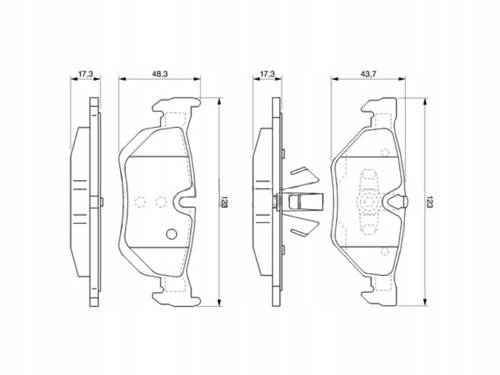 SRLINE S70-1353 SABOTS DE FREIN DE FREIN photo 2 - milautoparts-fr.ukrlive.com