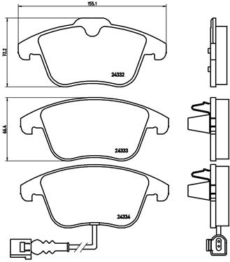 DISCS PADS BREMBO FRONT VW TIGUAN 5N 312MM photo 3 - milautoparts-fr.ukrlive.com