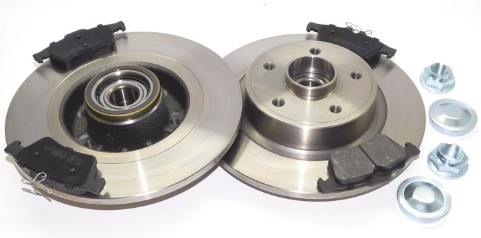 DISCS + PADS + BEARING REAR RENAULT LAGUNA II 2 photo 1 - milautoparts-fr.ukrlive.com