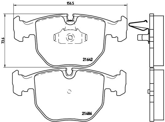 2× BREMBO DISQUES DE FREIN AVANT 09.8961.21 + SABOTS DE FREIN MIKODA 70439 BMW 5 E39 AVANT POUR DISQUE 324MM photo 3 - milautoparts-fr.ukrlive.com