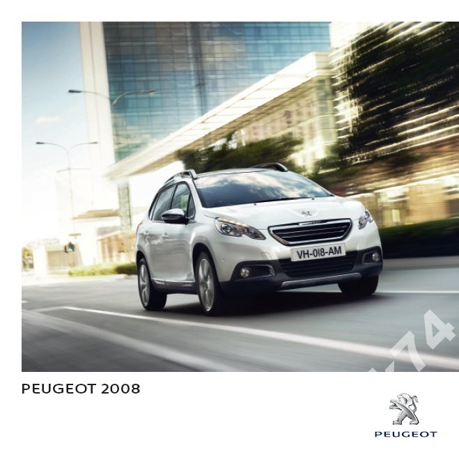 PEUGEOT 2008 PROSPEKT MODEL 2016 POLISH photo 1 - milautoparts-fr.ukrlive.com