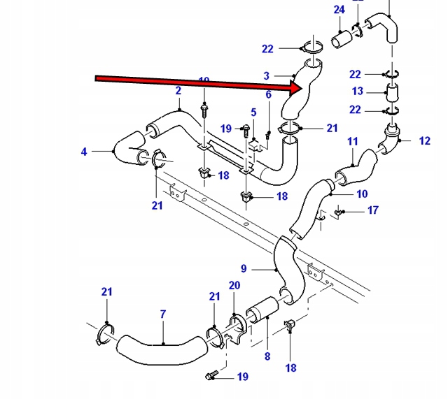 FIL TUYAU TURBO FORD MONDEO MK3 3 3 2.0 TDDI TDCI BUSE D'ENTRÉE photo 2 - milautoparts-fr.ukrlive.com