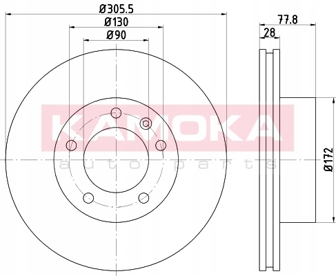 KAMOKA 1031023 DISQUE DE FREIN AVANT AÉRÉE photo 10 - milautoparts-fr.ukrlive.com