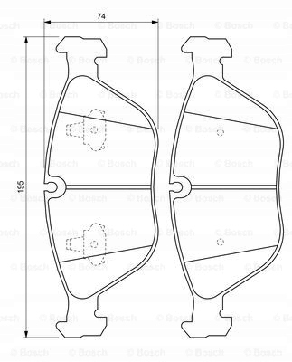 PADS HAM BMW 7 E38/MERCEDES/VW BOSCH 0986424649/BOH photo 12 - milautoparts-fr.ukrlive.com