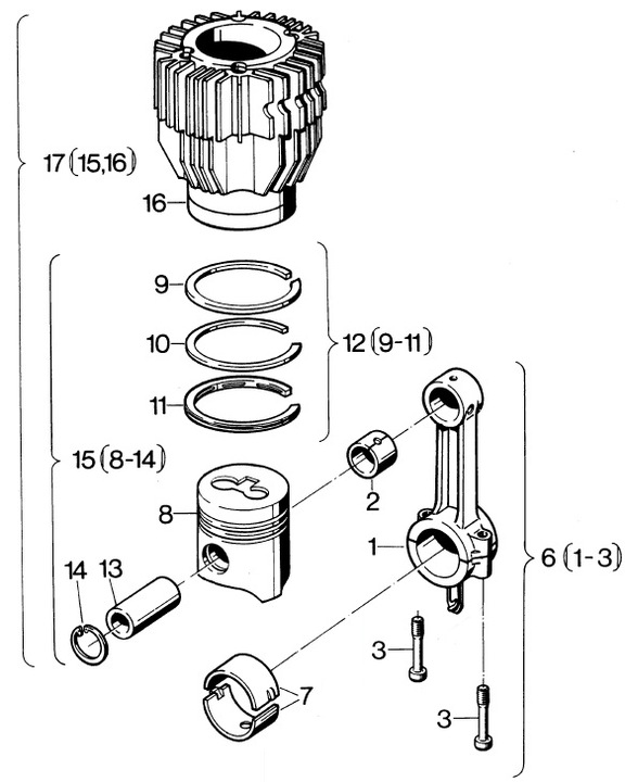 HATZ E71 E75 8/5000 BOLT PISTON 50101800 photo 2 - milautoparts-fr.ukrlive.com