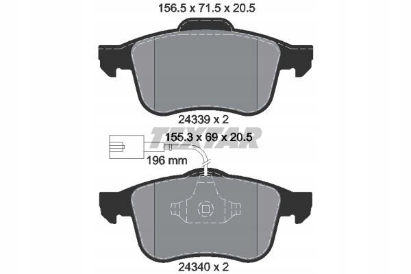 DISCS PADS TEXTAR FRONT - ALFA ROMEO 159 305MM photo 3 - milautoparts-fr.ukrlive.com