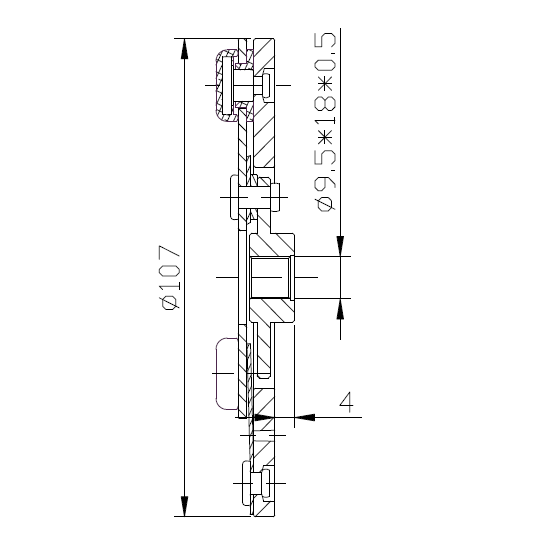 2309001 DISC AIR CONDITIONER SC90V FORD COUGAR photo 3 - milautoparts-fr.ukrlive.com