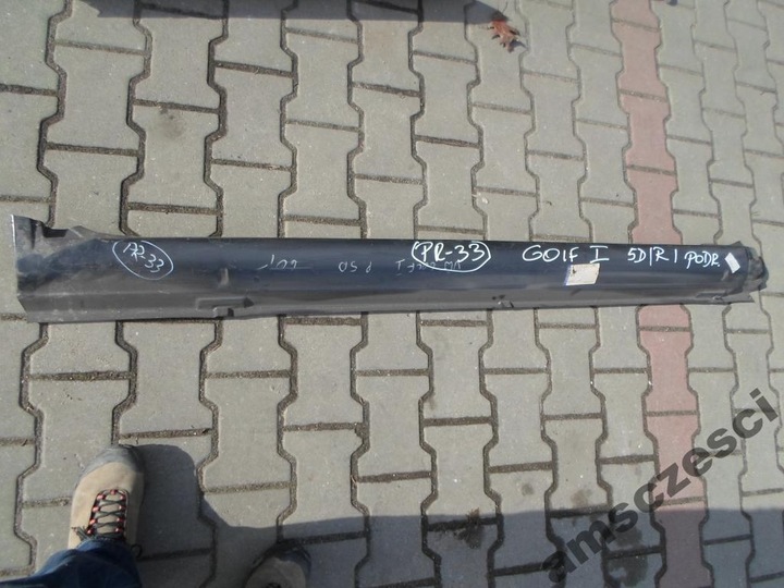 EMU SILL METAL VW GOLF I 1 RIGHT NEW CONDITION 5D photo 1 - milautoparts-fr.ukrlive.com