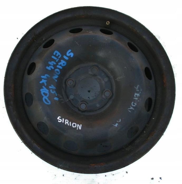 SIRION DISQUE D'ACIER 15'' ET44 4X100 photo 1 - milautoparts-fr.ukrlive.com