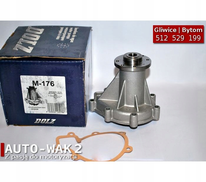 PUMP WATER MUSSO KORANDO W201 W124 W210 G CLASS photo 2 - milautoparts-fr.ukrlive.com