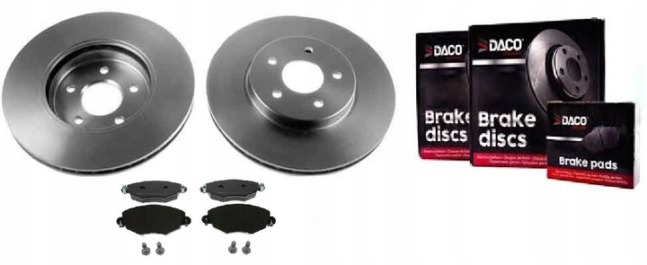 DISCS + PADS DACO FRONT FORD MONDEO III MK3 photo 1 - milautoparts-fr.ukrlive.com