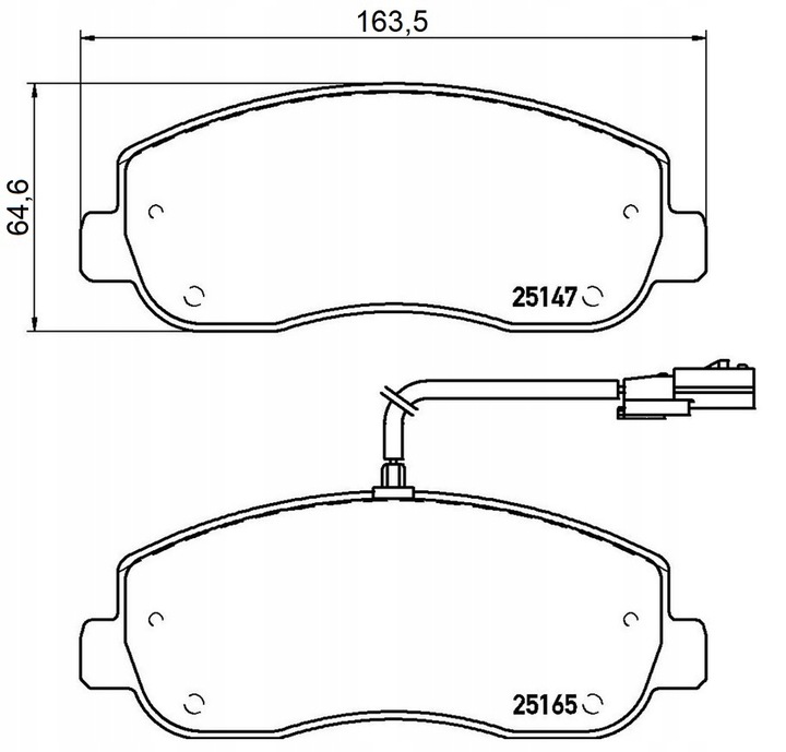 PADS QP6989C CERAMIC RENAULT MASTER III FRONT photo 2 - milautoparts-fr.ukrlive.com