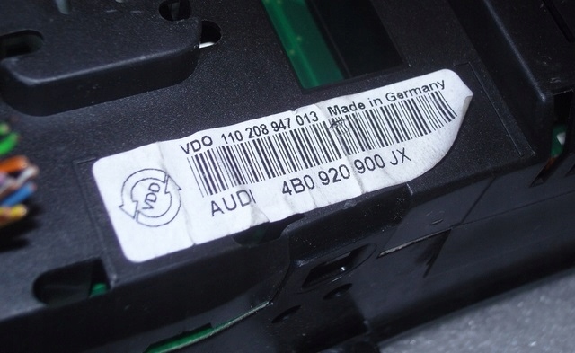 COMPTEUR TABLEAU DE BORD AUDI A6 C5 TDI 99-03 4B0920900JX