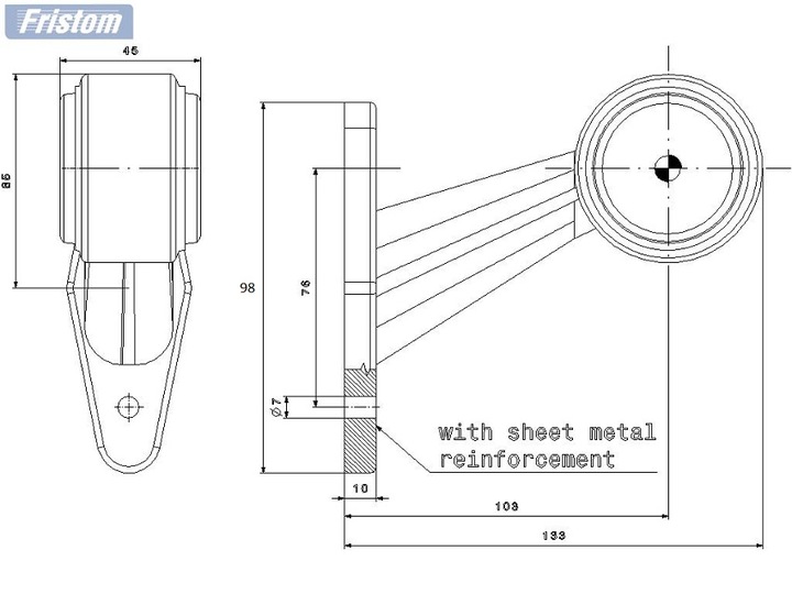 LAMP SIDELIGHT BIALO-POMARANCZOWO-CZERWONA WISZACA LED LED BUS TIR photo 14 - milautoparts-fr.ukrlive.com