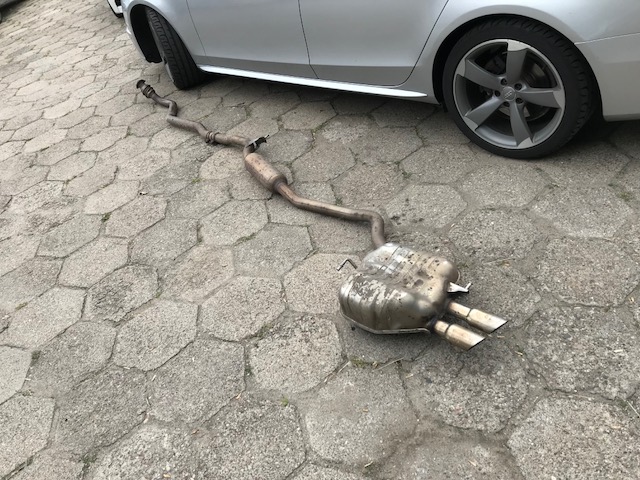 AUDI A4 B8 EXHAUSTION SILENCER 8K0253611BE 8K0253411R photo 2 - milautoparts-fr.ukrlive.com