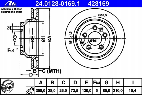 ATE DISQUES ARRIÈRE AUDI A8 D3 6.0 W12 S8 335X22MM KRK photo 2 - milautoparts-fr.ukrlive.com