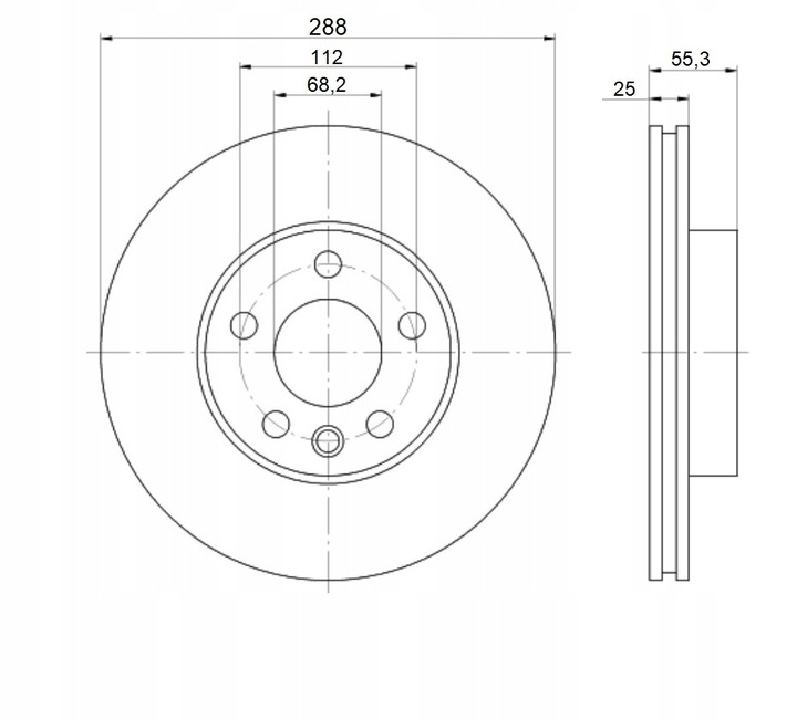 DISCS 288MM + PADS FRONT FORD GALAXY MK1 96-05 photo 12 - milautoparts-fr.ukrlive.com