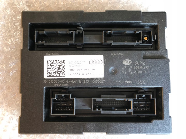 AUDI A8 S8 D4 FACELIFT CONTROL UNIT COMFORT 4H0907064FN photo 1 - milautoparts-fr.ukrlive.com