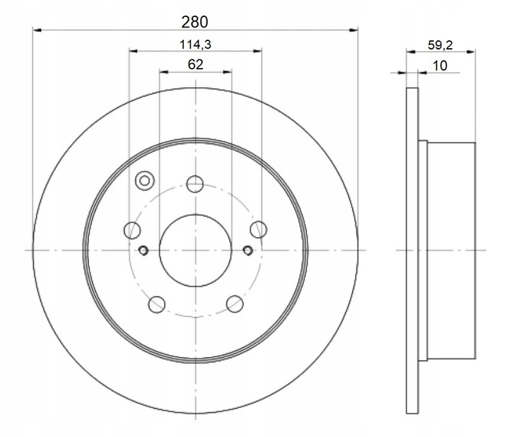 DISCS MIKODA 2267 GT PADS TOYOTA AVENSIS T25 TY photo 2 - milautoparts-fr.ukrlive.com