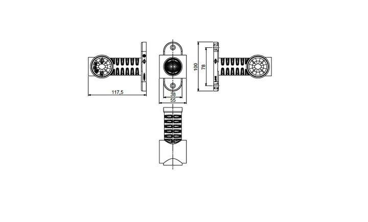 FEU PLAFOND GABARIT LED LATÉRALE ROGOWA LEDA 12/24V photo 7 - milautoparts-fr.ukrlive.com