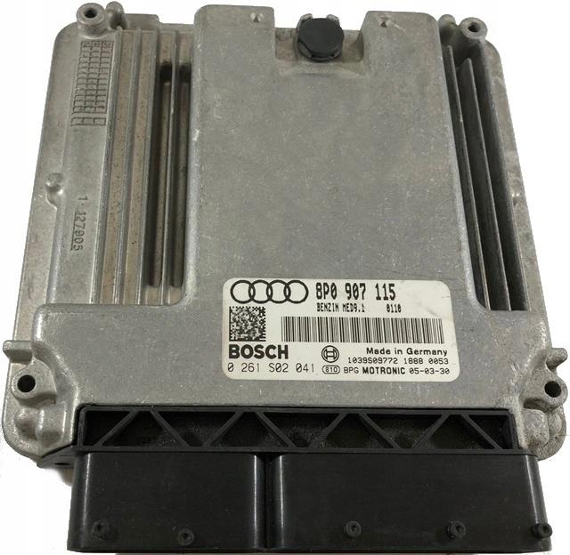 COMPUTER ECU AUDI A3 8P0907115 0261S02041+ PIN photo 1 - milautoparts-fr.ukrlive.com